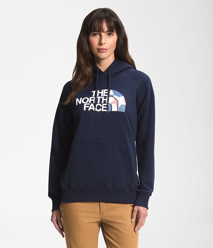 The North Face Hoodie Dames Half Dome Pullover IBCY95371 - Donkerblauw